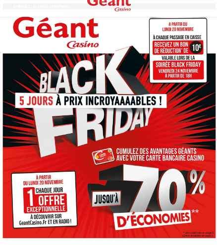  television black friday geant casino